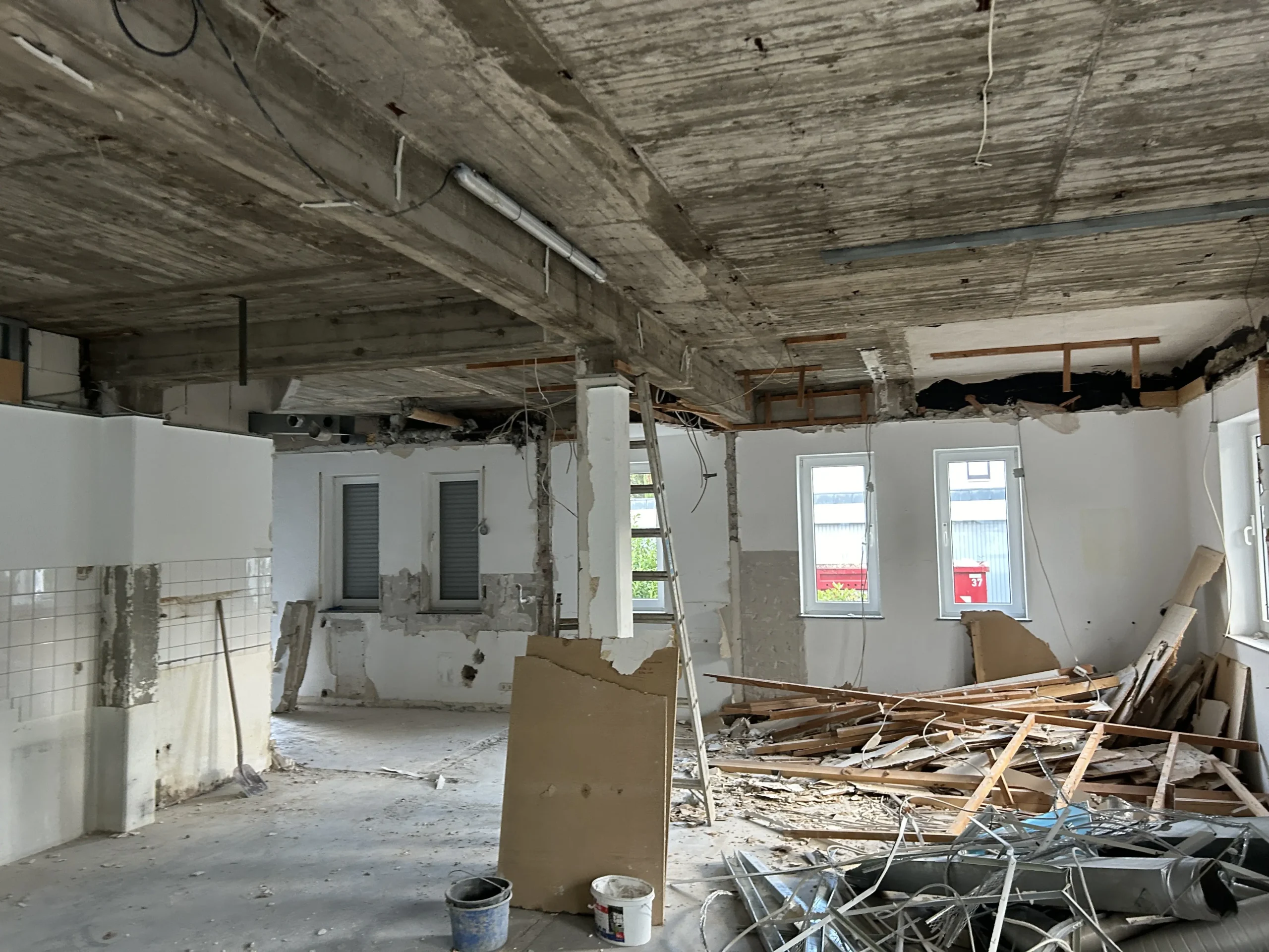 Stahlbetonbau-Projekt der Huser Bauunternehmung in Karlsruhe